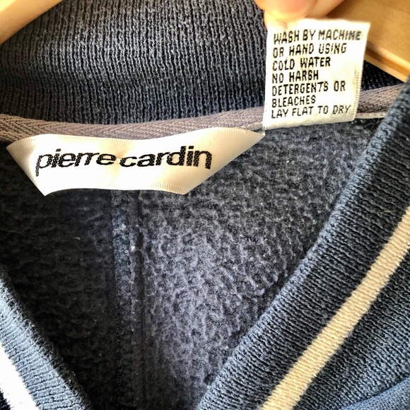 Pierre Cardin Sweatsuit Jacket Blue Gray Large - Picture 3 of 8